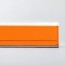 Plinthe à joints souples Polyéthylène orange dos