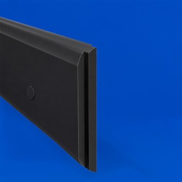 Lisse de protection PEHD noire tranche a