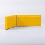 Angle interne pour lisse de protection murale Polyéthylène jaune tranche