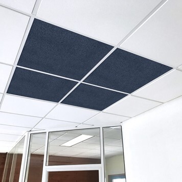 dalle acoustique bleu cobalt