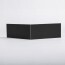 Angle interne pour lisse de protection murale PEHD noire dos