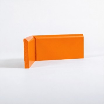 Angle interne pour plinthe Polyéthylène orange tranche a