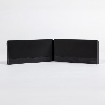Angle externe pour Plinthe Polyéthylène noire dos