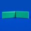 Angle interne pour lisse de protection murale Polyéthylène verte face a