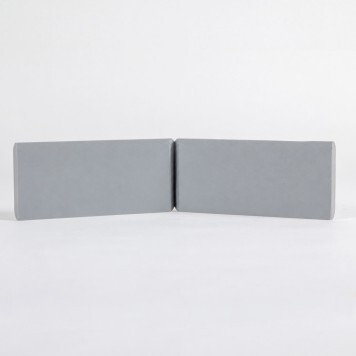 Angle externe pour lisse de protection murale Polyéthylène Grise dos