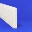 Plinthe en Polyéthylène blanche tranche epaisseur 10 mm a