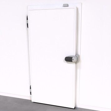 Porte Pivotante pour Chambre Froide Négative RAL 9010 - Ouverture Tirant Gauche
