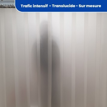 Rideau translucide trafic intensif sur mesure (779) 2