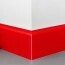 Angle externe pour Plinthe Polyéthylène rouge monté