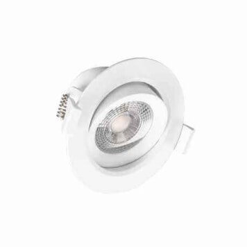 Spot LED SMD orientable blanc 5W - 380 lm - 4000 K - IP20 - diam.90