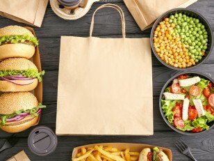 Commande repas sur smartphone