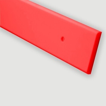 Lisse de protection Polyéthylène rouge