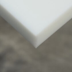 Plaque de découpe Polyéthylène Blanc Alimentaire épaisseur 40 mm