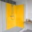 Panneau mural décoratif brillant jaune Altro Whiterock Chameleon Taxi Cab - parois de douche