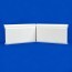 Angle interne pour plinthe Polyéthylène blanche face aa