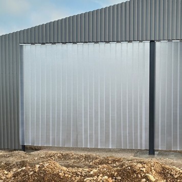 Rideau translucide recouvrement 50% 3