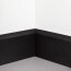 Angle interne pour plinthe Polyéthylène noire monté