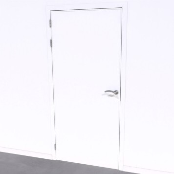 Porte Pivotante de Service Semi Isotherme - Ouverture Tirant Gauche