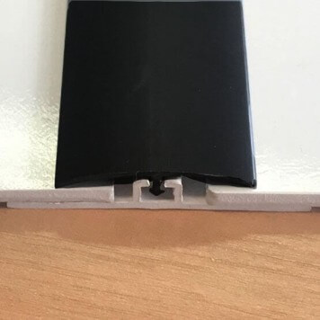 Profilé de jonction noir pour plaques épaisseur 2 à 3 mm