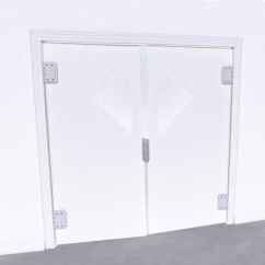 Porte va et vient pehd 2 vantaux
