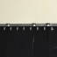 Rideau standard noir opaque recouvrement 50% 3