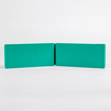 Angle interne pour lisse de protection murale Polyéthylène verte dos