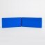Angle externe pour lisse de protection murale Polyéthylène Bleue dos