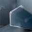 Congé d'angle interne PVC bleu twilight 30 mm x 30 mm en 2 parties Altro pour habillage angle panneaux muraux épaisseur 2,5 mm