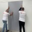 Plaque PVC gris dauphin 2.5 mm satinee pour renover vos murs rigide