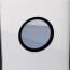 Oculus EPDM Gris Rond Ø500 en verre isolant épaisseur 60 mm pour portes de services et portes va et vient