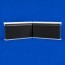 Angle interne pour plinthe Polyéthylène noire face