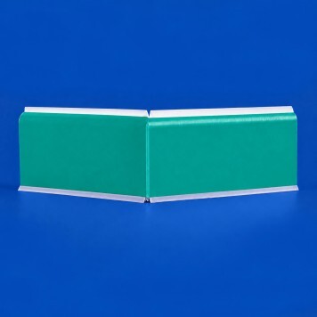Angle interne pour plinthe Polyéthylène verte face