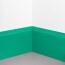 Angle interne pour plinthe Polyéthylène verte monté