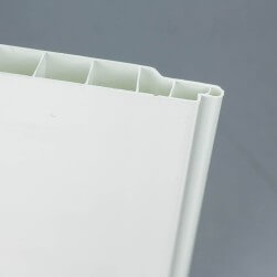 Lambris PVC alvéolaire blanc lisse et étanche