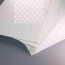 Plaque PVC blanche 5 mm 5 mm brillante éclairée par des spots