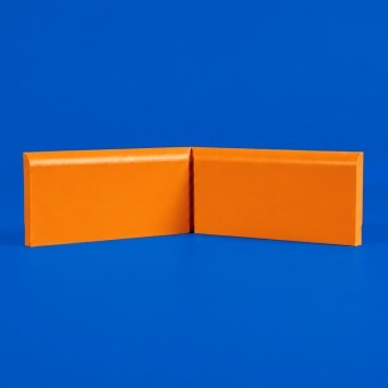 Angle interne pour plinthe Polyéthylène orange face a