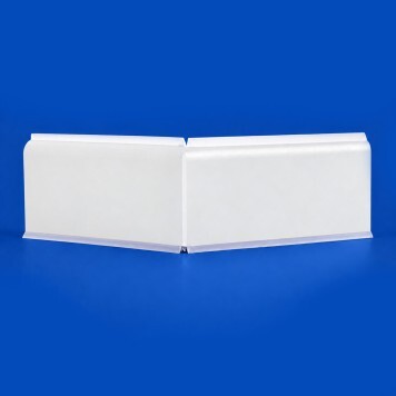 Angle interne pour plinthe Polyéthylène blanche face