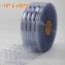 Rouleau 50m lanière PVC Standard nervuré azuré bleu 200mm x 6mm - Température -15°C à +50°C