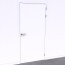 Porte Pivotante de Service Semi Isotherme - Ouverture Tirant Gauche