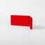 Angle externe pour Plinthe Polyéthylène rouge tranche