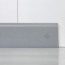Plinthe de protection murale Polyéthylène blanche sur mesure montée