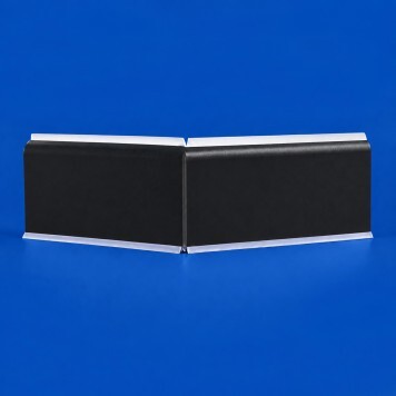 Angle interne pour plinthe Polyéthylène noire face