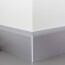 Angle externe pour Plinthe Polyéthylène grise monté