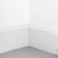 Angle interne pour plinthe Polyéthylène blanche monté a