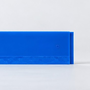 Plinthe en Polyéthylène bleue dos