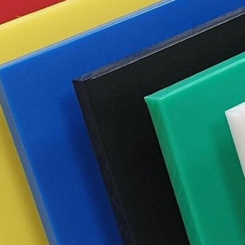 Plaque de découpe ou billot PEHD 500 sur mesure couleur
