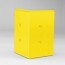 Angle externe pour lisse de protection murale PEHD jaune
