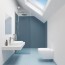 Panneau mural décoratif intérieur PVC Satiné Bleu "Twilight" Altro Whiterock Satins pour salle de bains 2