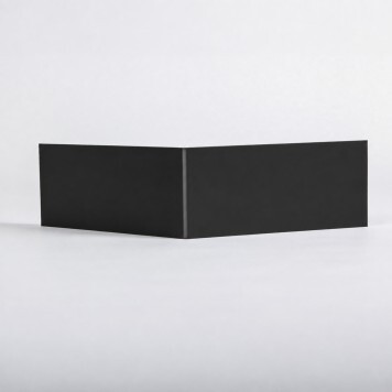 Angle interne pour lisse de protection murale PEHD noire dos