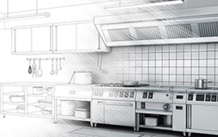 dessin cuisine professionnelle